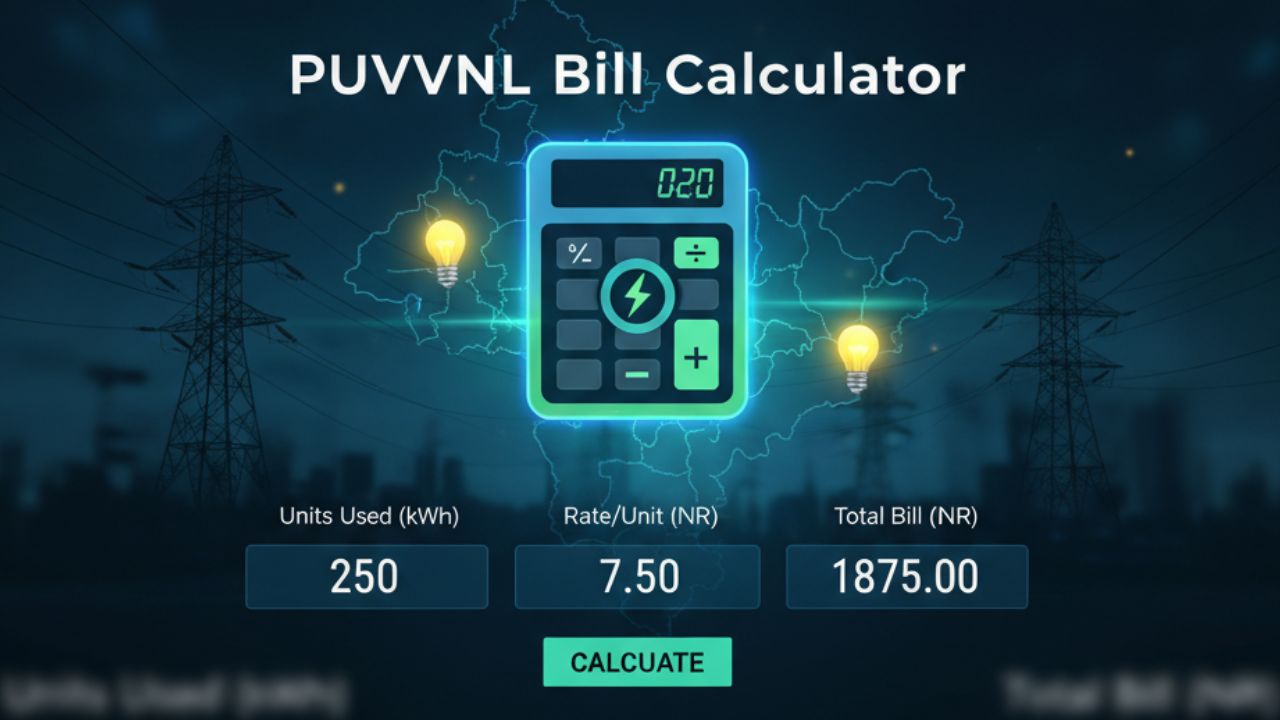 PUVVNL Bill Calculator