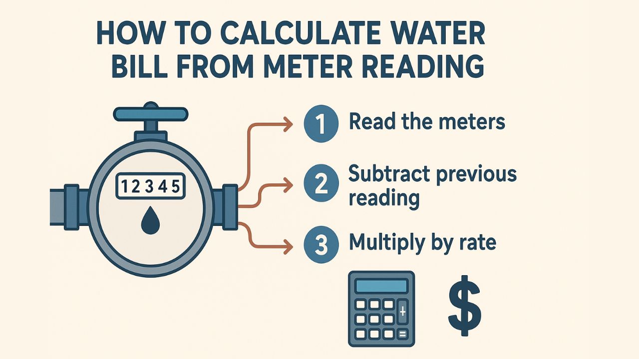 How to Calculate Water Bill from Meter Reading