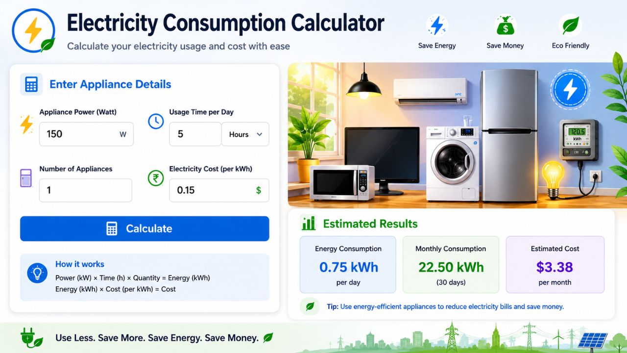 Electricity Consumption Calculator
