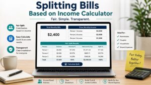 Splitting Bills Based on Income Calculator