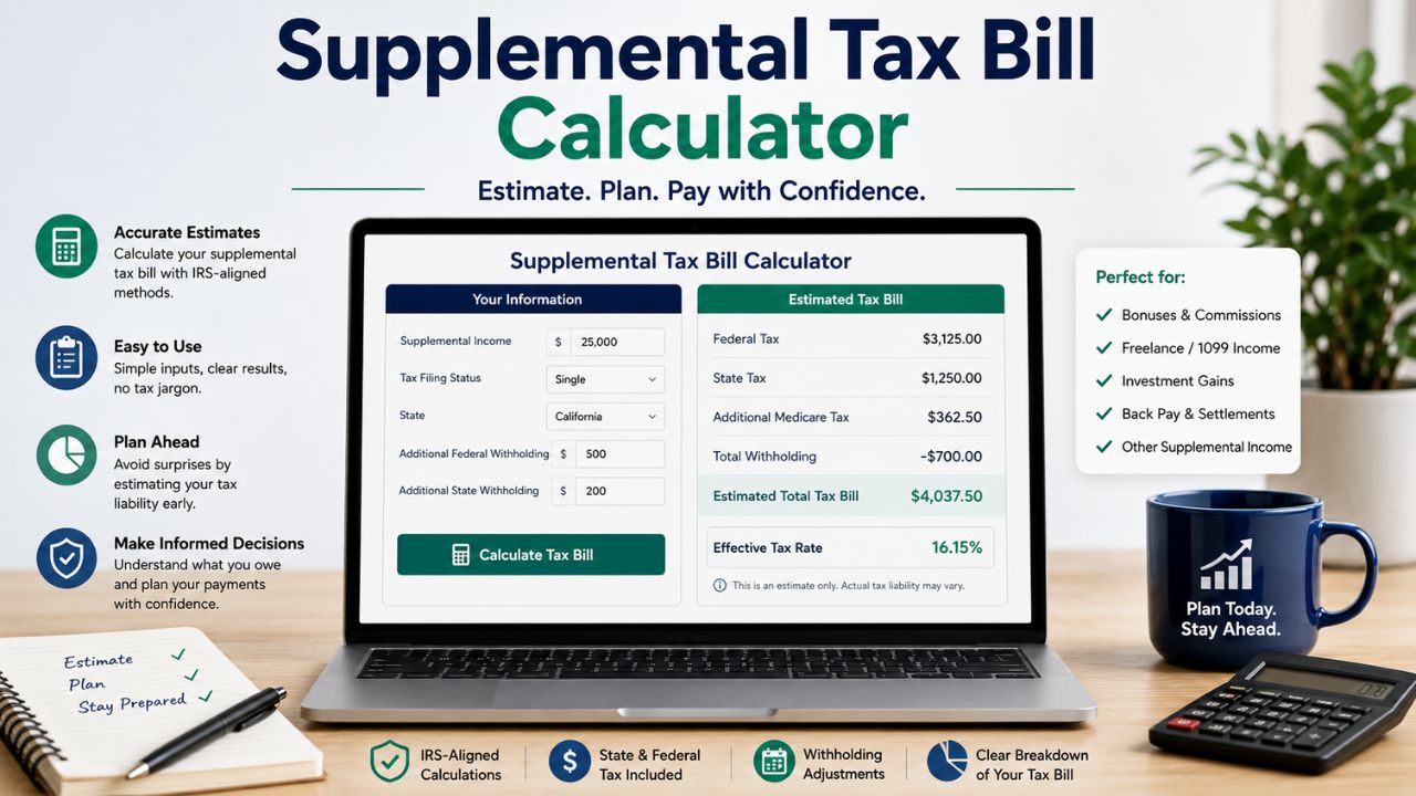 Supplemental Tax Bill Calculator